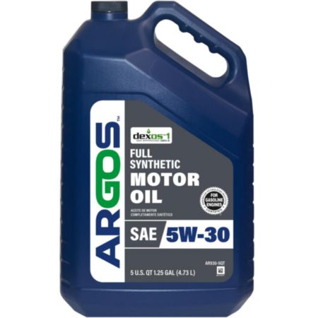 ARGOS 5W30 Dexos1 Gen2 Full Synthetic Motor Oil, 5 quart bottle