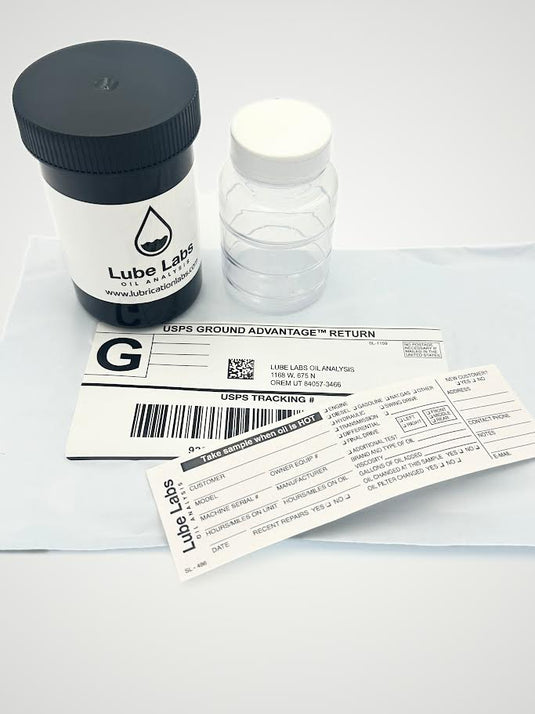 Lube Labs Oil Sample 10pk w/Return Mailer On Box