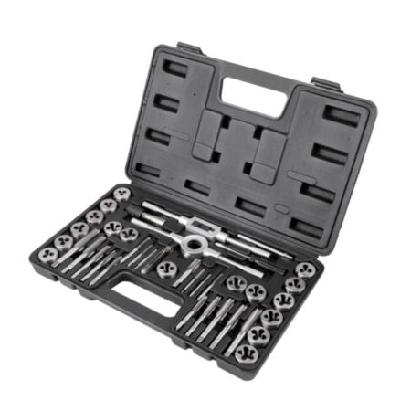 Load image into Gallery viewer, DieHard 39-Piece Tap &amp; Die Set: Heat-Treated Steel, MM/SAE Sizes DH50110
