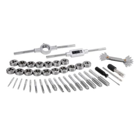 Load image into Gallery viewer, DieHard 39-Piece Tap &amp; Die Set: Heat-Treated Steel, MM/SAE Sizes DH50110
