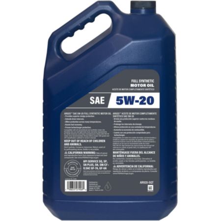 Load image into Gallery viewer, ARGOS 5W20 Dexos1 Gen2 Full Synthetic Motor Oil, 5 quart bottle - AR920-5QT
