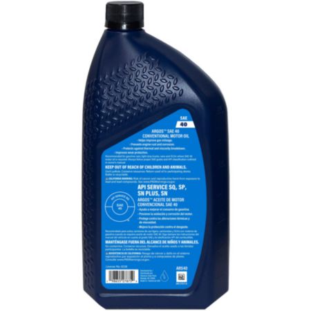 ARGOS 40W-Heavy Duty Conventional Motor Oil - Turbo Approved - AR540