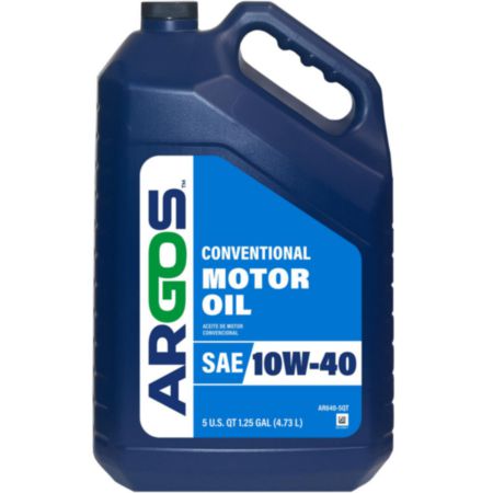 ARGOS 10W40 Conventional Motor Oil - Chain Wear Protection, 5 quart bottle - AR640-5QT