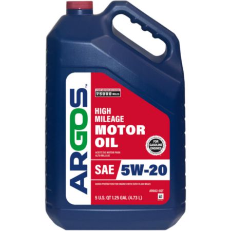 Load image into Gallery viewer, ARGOS 5W20 Conventional High Mileage Motor Oil, 5 quart bottle - AR662-5QT

