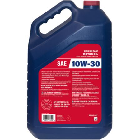 Load image into Gallery viewer, ARGOS 10W30 Conventional High Mileage Motor Oil, 5 quart bottle - AR665-5QT
