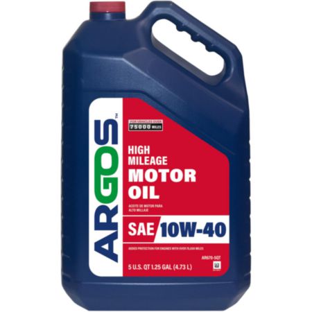 Load image into Gallery viewer, ARGOS 10W40 Conventional High Mileage Motor Oil, 5 quart bottle - AR670-5QT
