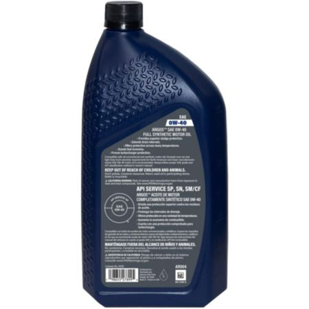 ARGOS 0W40 Full Synthetic Motor Oil - AR904