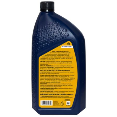 ARGOS Stop Leak Power Steering Fluid: Universally Compatible, 32 oz. Bottle AR590SL