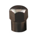 Tire Valve Cap - Chrome Plated Brass
