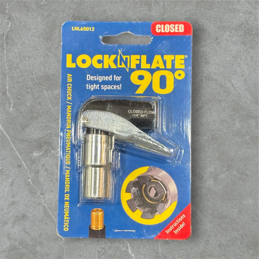LOCKNFLATE 90 DEGREE AIR CHUCK --- LNL65012
