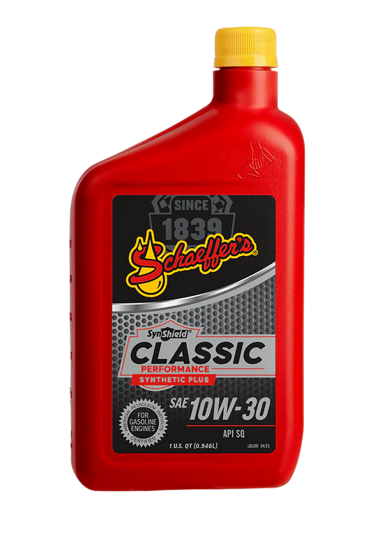 SCHAEFFER'S CLASSIC PERFORMANCE 10W-30 QUART - 4030012