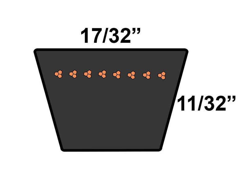 Load image into Gallery viewer, D&amp;D PowerDrive 13AV1255 Metric Standard Replacement Belt
