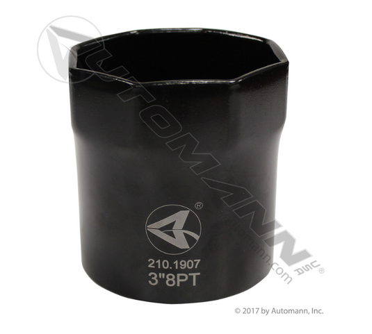 Axle nut socket 3 inch 8 point wrench
