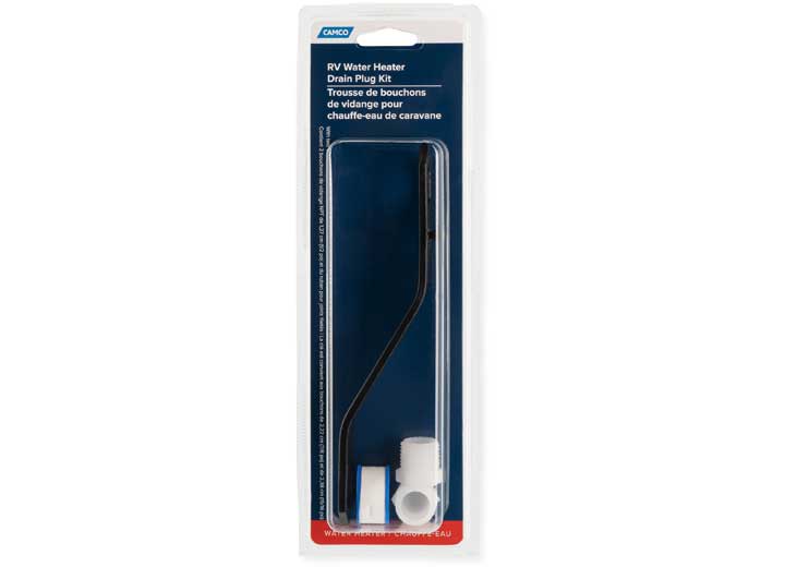 Load image into Gallery viewer, Camco RV Water Heater Drain Plug and Wrench Kit 11633
