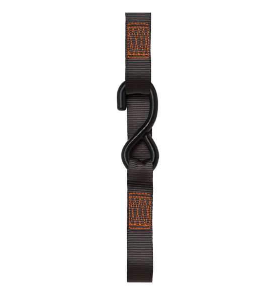 SmartStrap Tactical ratchet strap 3k break strength with a built in soft tie loop.