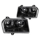 Load image into Gallery viewer, For Chrysler 300 2005-2008 Spyder Driver &amp; Passenger Side Black Euro Headlights
