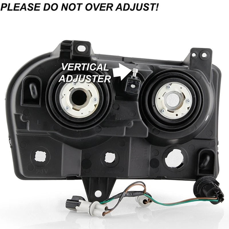 Load image into Gallery viewer, For Chrysler 300 2005-2008 Spyder Driver &amp; Passenger Side Black Euro Headlights
