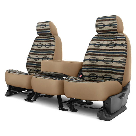 DASH DESIGNS Ford F-150 92-98 Southwest Sierra 1st Row Tan Custom Seat Covers K211-03